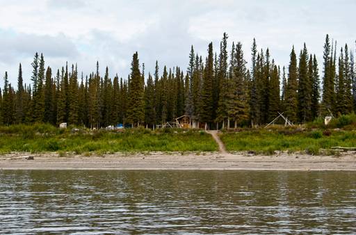 A First Nations community on reserve land in Canada, with Indigenous individuals and businesses illustrating tax exemption status