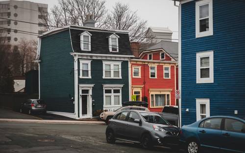 Nova Scotia family receiving keys to a rental apartment in Halifax